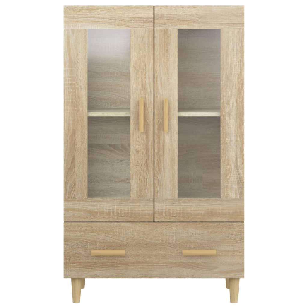 Hoge kast 70x31x115 cm bewerkt hout sonoma eikenkleurig - Griffin Retail