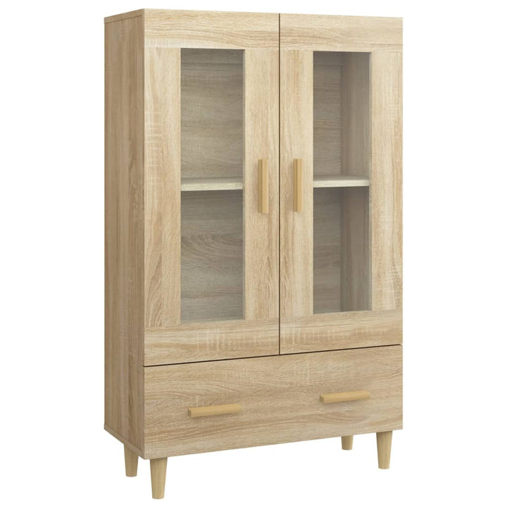 Hoge kast 70x31x115 cm bewerkt hout sonoma eikenkleurig - Griffin Retail