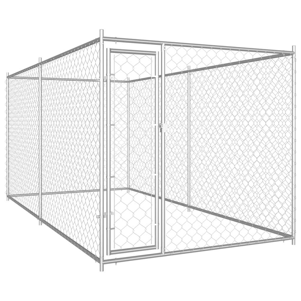 Hondenkennel voor buiten 382x192x185 cm - Griffin Retail