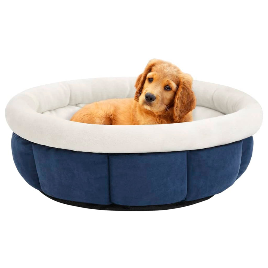 Hondenmand 59x59x24 cm blauw - Griffin Retail