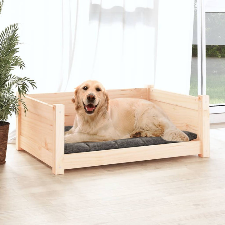 Hondenmand 75,5x55,5x28 cm massief grenenhout - Griffin Retail