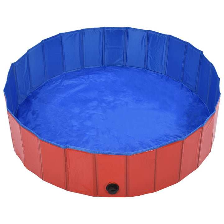 Hondenzwembad inklapbaar 120x30 cm PVC rood - Griffin Retail