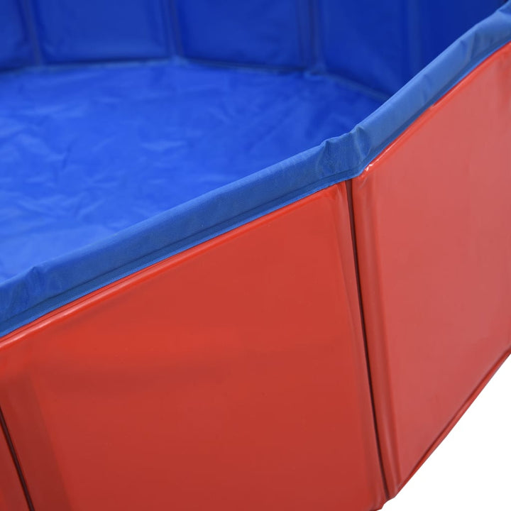 Hondenzwembad inklapbaar 160x30 cm PVC rood - Griffin Retail