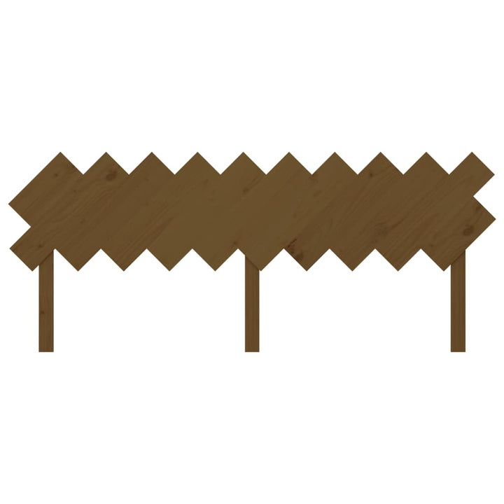 Hoofdbord 196x3x80,5 cm massief grenenhout honingbruin - Griffin Retail