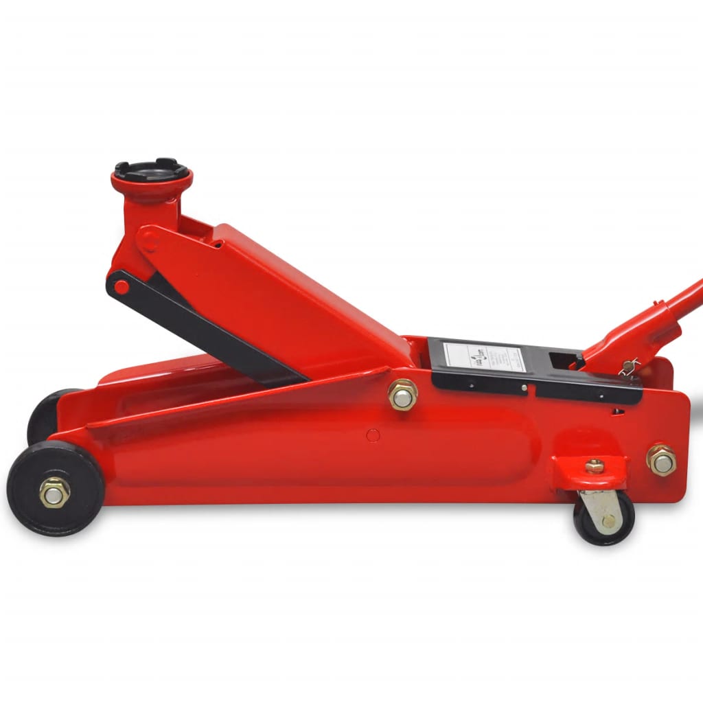 Hydraulische vloerkrik laag profiel 3 ton rood - Griffin Retail