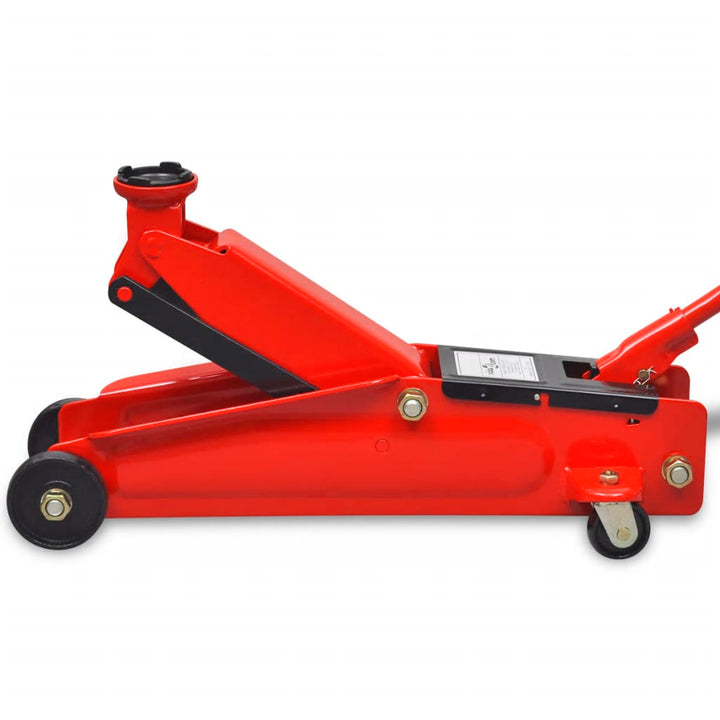 Hydraulische vloerkrik laag profiel 3 ton rood - Griffin Retail