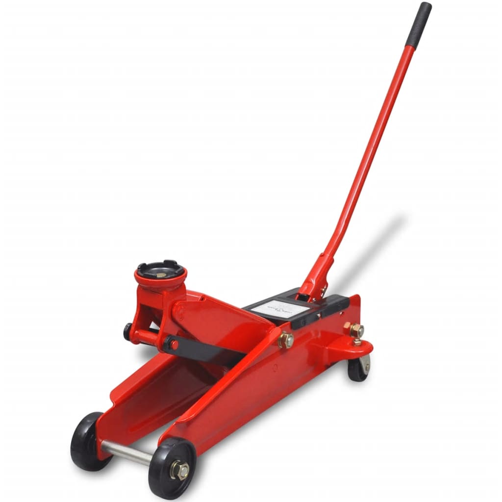 Hydraulische vloerkrik laag profiel 3 ton rood - Griffin Retail