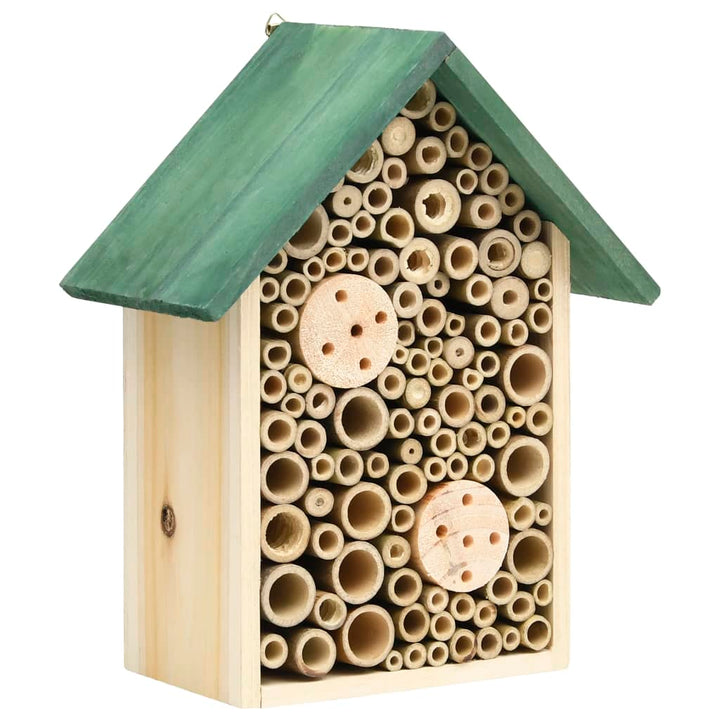 Insectenhotels 2 st 23x14x29 cm massief vurenhout - Griffin Retail