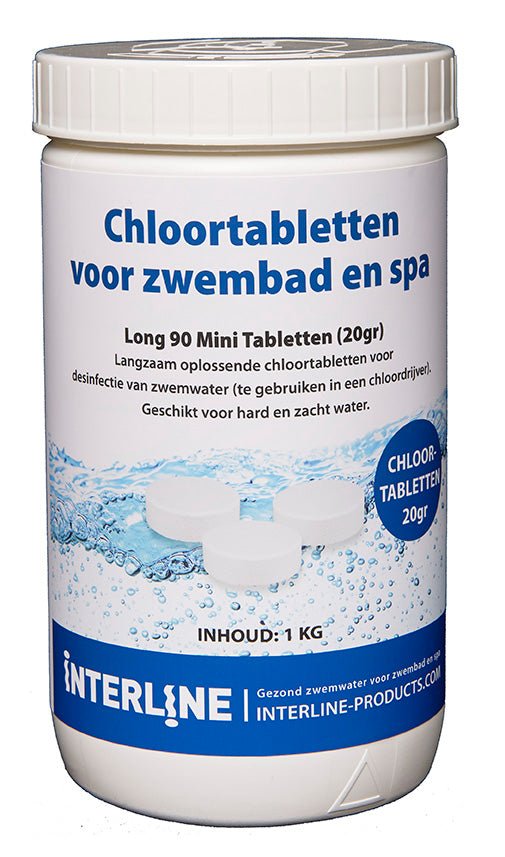 Interline Chloortabletten - Long90 20gram/1kg - Griffin Retail