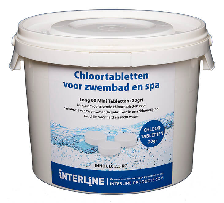 Interline Chloortabletten - Long90 20gram/2,5kg - Griffin Retail