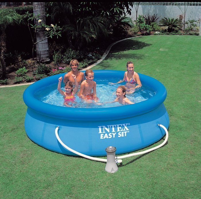 Intex Easy Set zwembad 305 x 76 cm-Met 12-Volt filterpomp - Griffin Retail