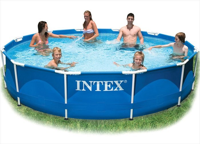 Intex Metal Frame zwembad 366 x 76 cm-Zonder filterpomp - Griffin Retail