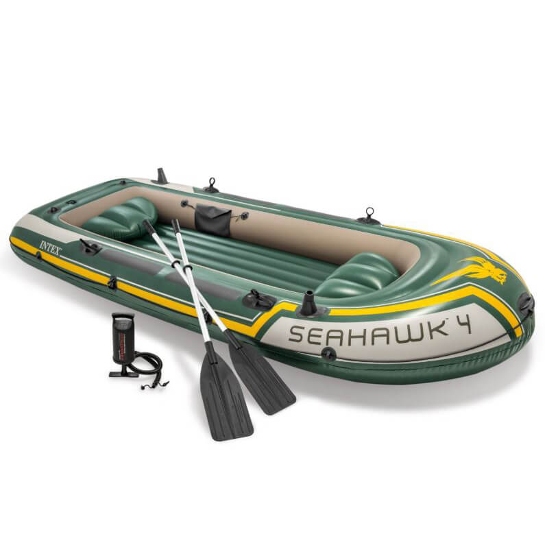 Intex Seahawk 4 Set - Vierpersoons opblaasboot - Griffin Retail