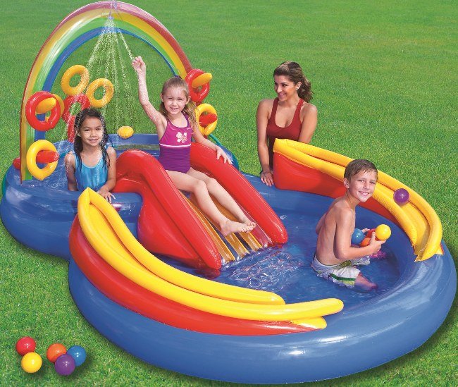 Intex speelzwembad Regenboog - Griffin Retail