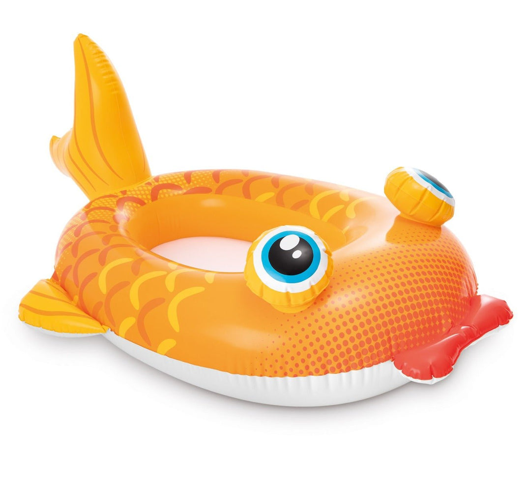 Intex zwembad kinderbootje-vis-geel - Griffin Retail