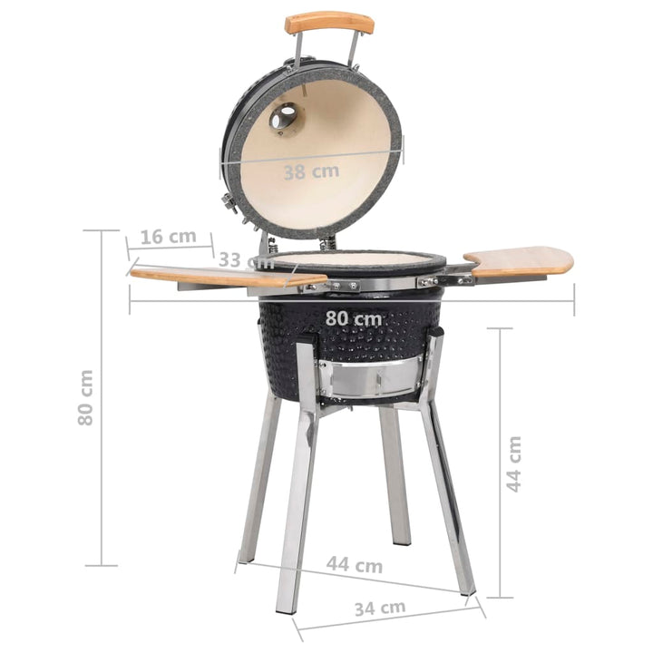 Kamado barbecue 81 cm keramiek - Griffin Retail