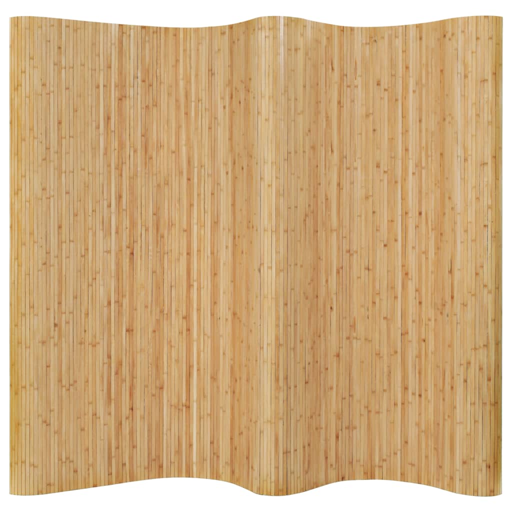 Kamerscherm 250x165 cm bamboe natuurlijk - Griffin Retail