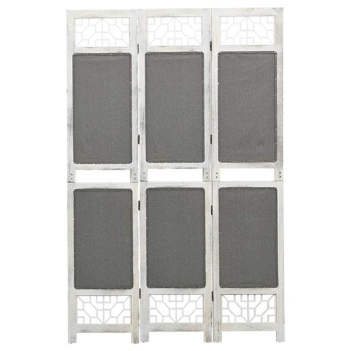 Kamerscherm met 3 panelen 105x165 cm stof grijs - Griffin Retail