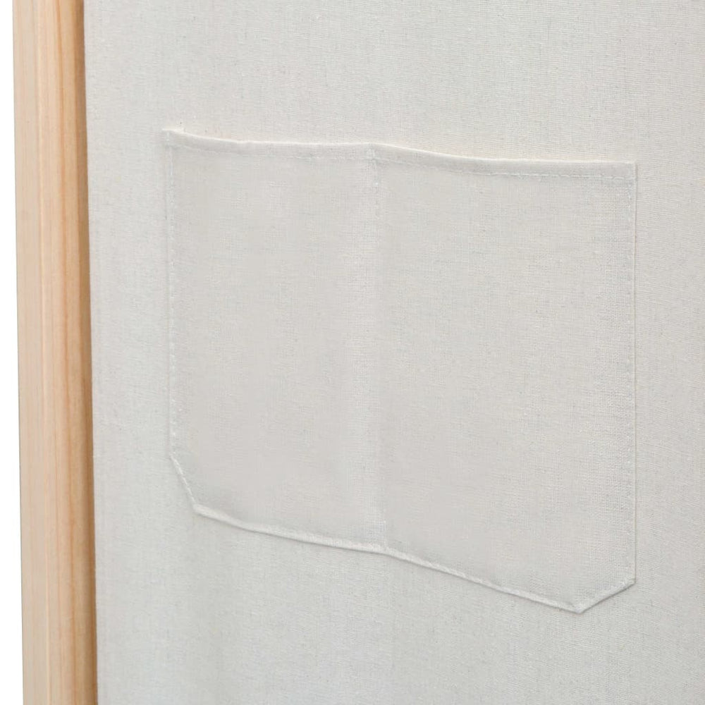 Kamerscherm met 3 panelen 120x170x4 cm stof crème - Griffin Retail