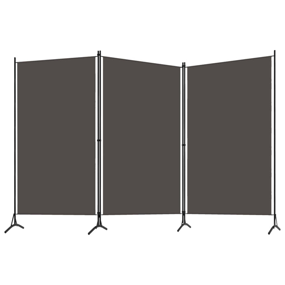Kamerscherm met 3 panelen 260x180 cm antraciet - Griffin Retail