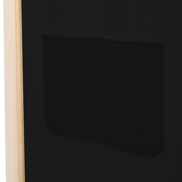 Kamerscherm met 4 panelen 160x170x4 cm stof zwart - Griffin Retail