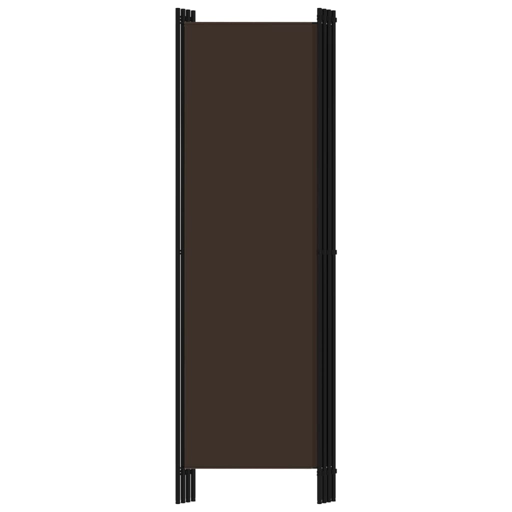 Kamerscherm met 4 panelen 200x180 cm bruin - Griffin Retail