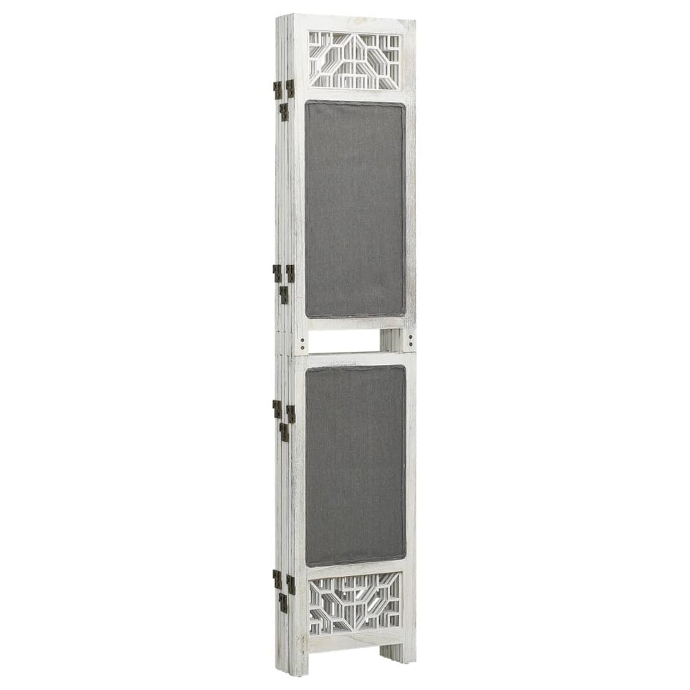 Kamerscherm met 6 panelen 210x165 cm stof grijs - Griffin Retail