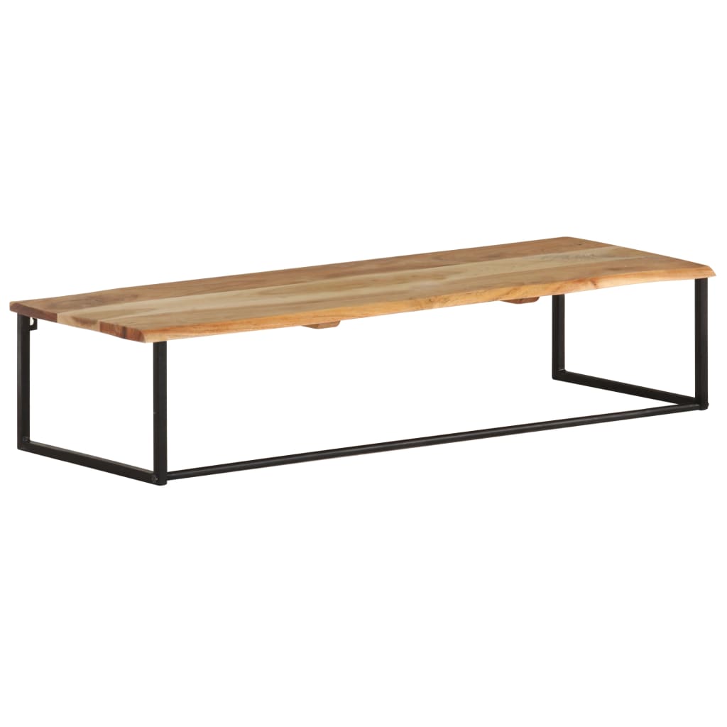 Kapstok met schap 100x35x22 cm massief acaciahout - Griffin Retail