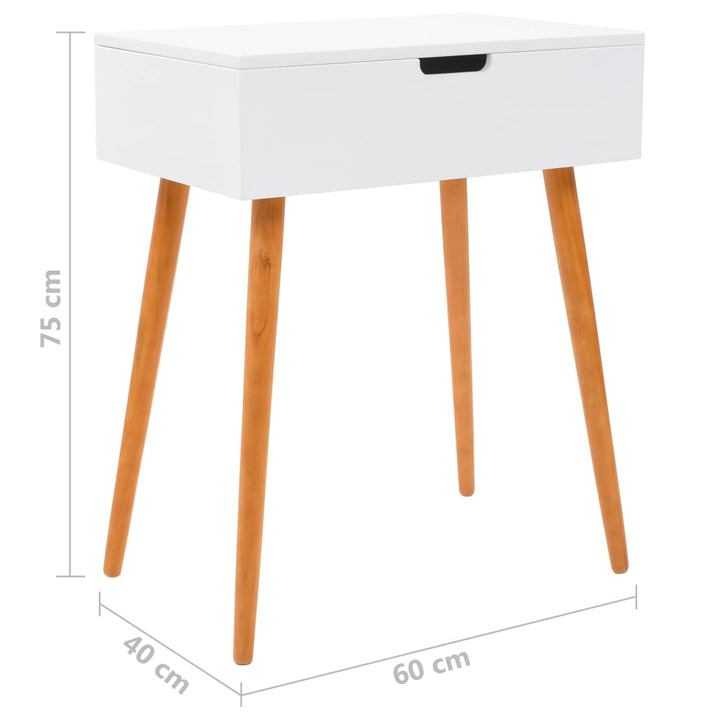 Kaptafel met spiegel 60x40x75 cm MDF - Griffin Retail