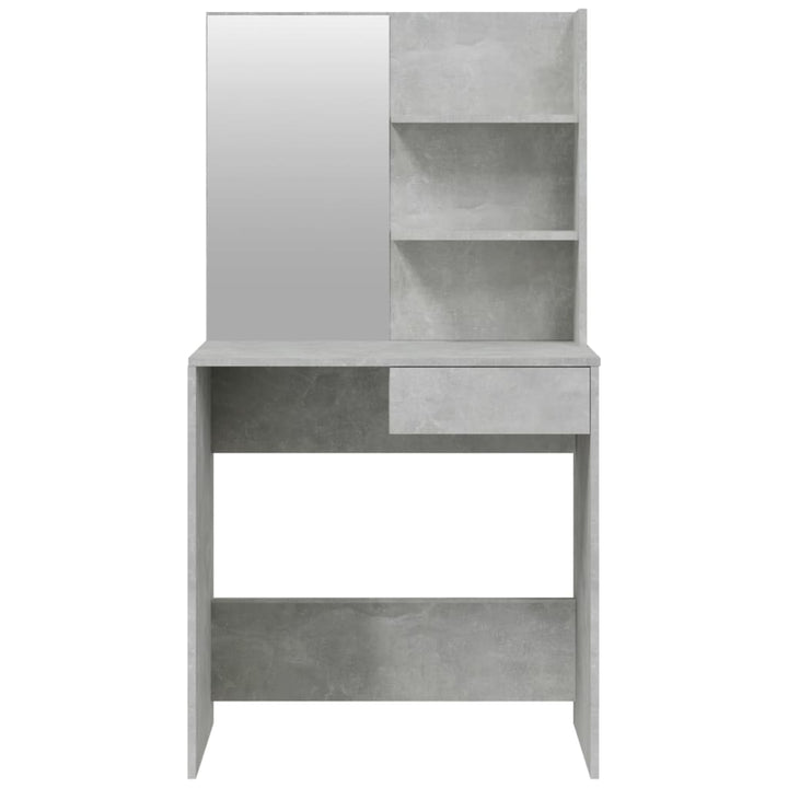 Kaptafel met spiegel 74,5x40x141 cm betongrijs - Griffin Retail