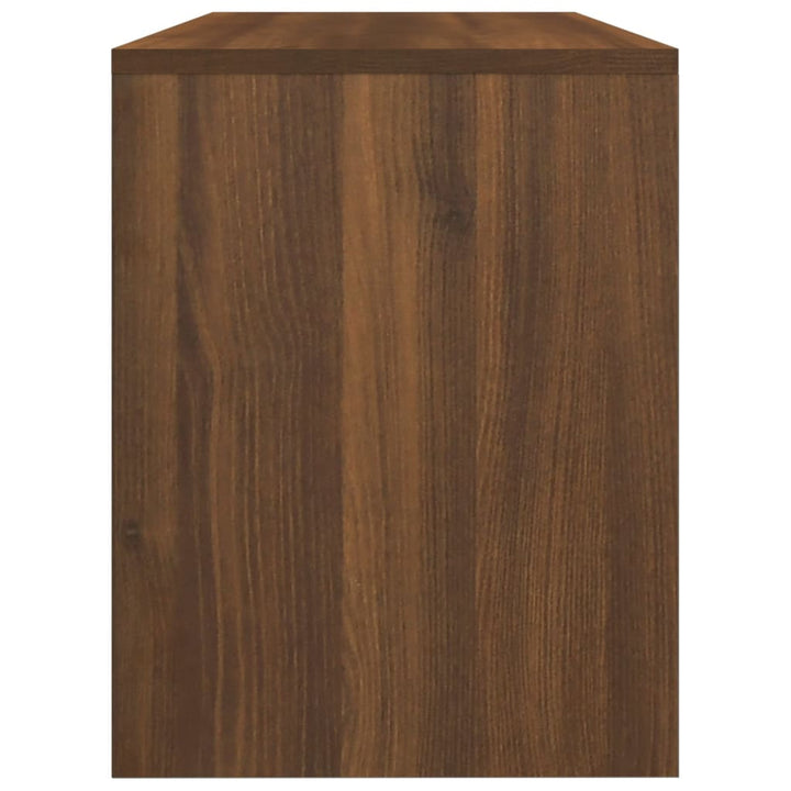 Kaptafelkruk 70x35x45 cm bewerkt hout bruineikenkleurig - Griffin Retail
