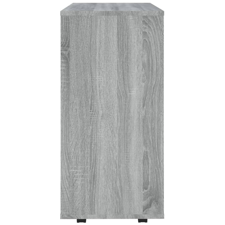 Kast verrijdbaar 60x35x75 cm bewerkt hout grijs sonoma eiken - Griffin Retail