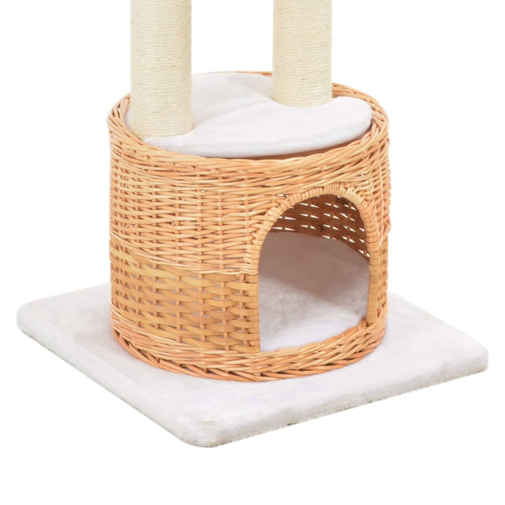 Kattenkrabpaal met sisal krabpaal natuurlijk wilgenhout - Griffin Retail