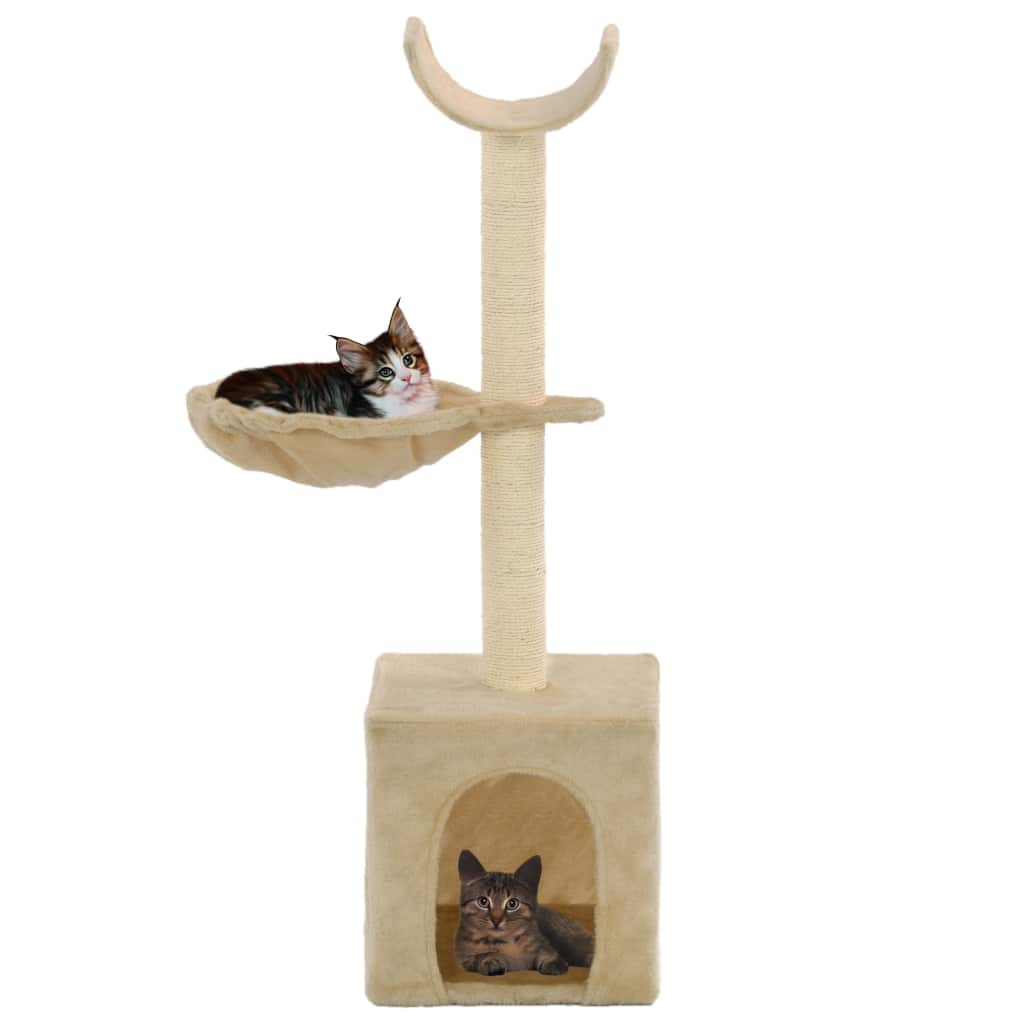 Kattenkrabpaal met sisal krabpalen 105 cm beige - Griffin Retail