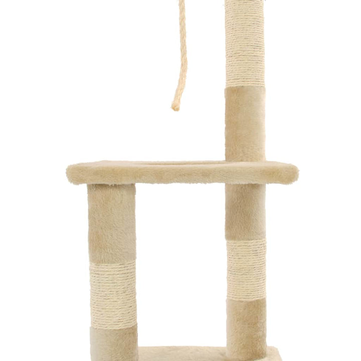 Kattenkrabpaal met sisal krabpalen 109 cm beige - Griffin Retail
