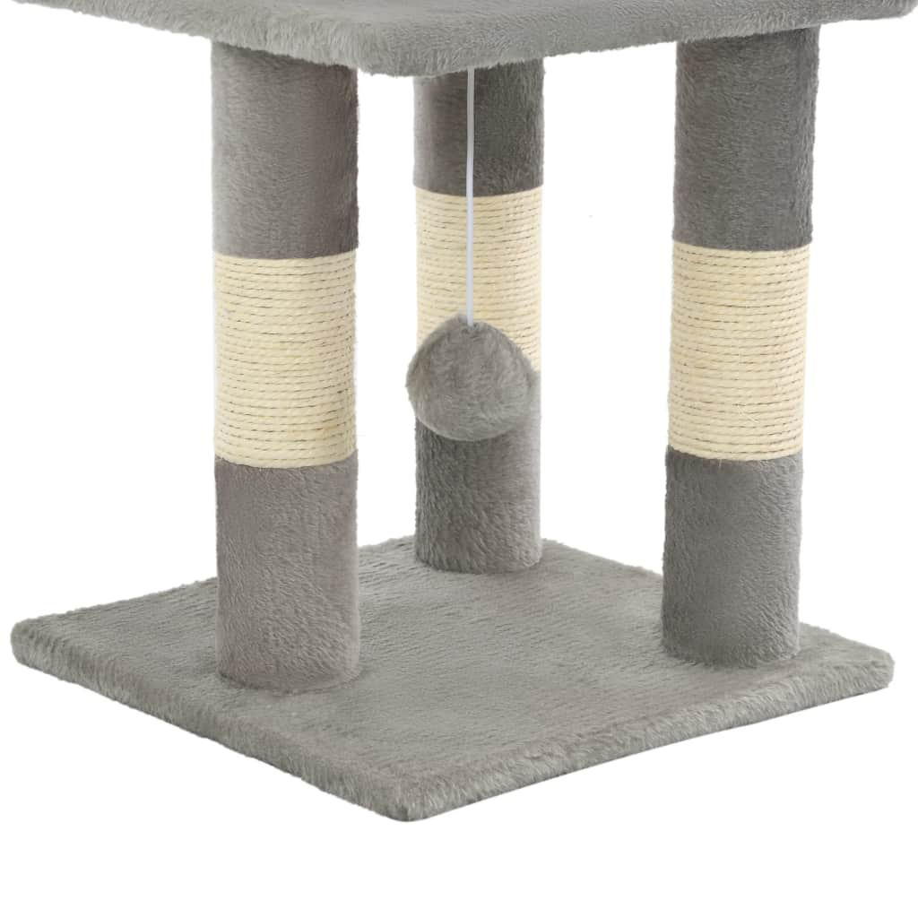 Kattenkrabpaal met sisal krabpalen 65 cm grijs - Griffin Retail