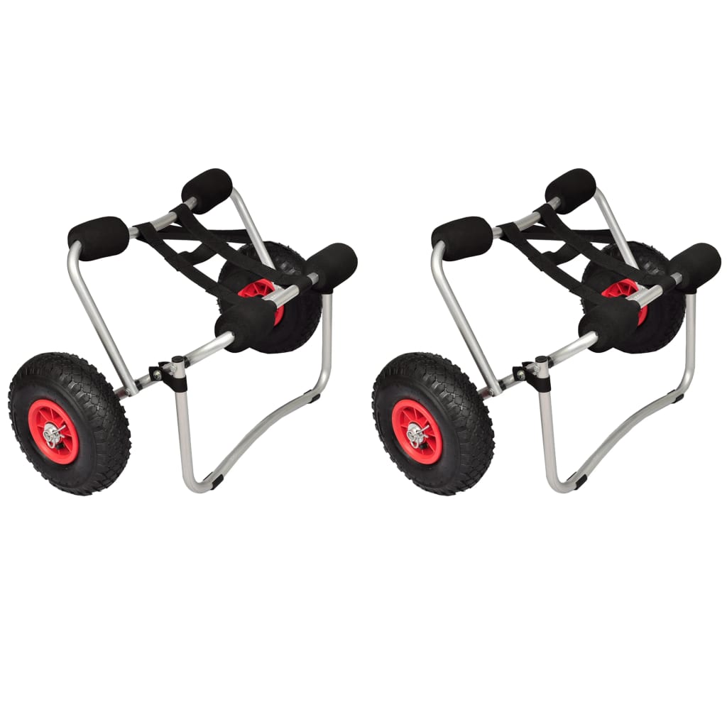 Kayaktrolleys 2 st aluminium - Griffin Retail