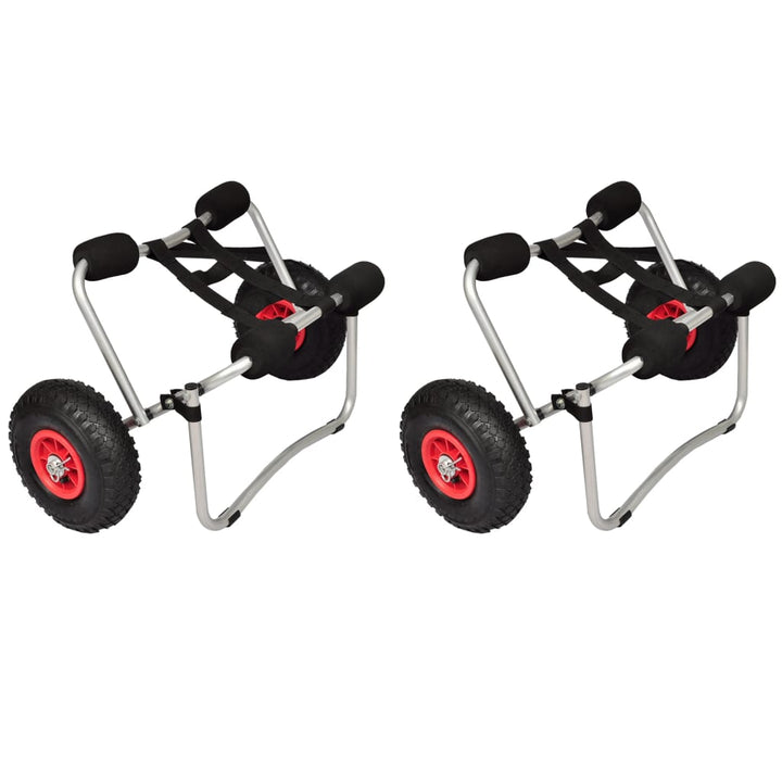 Kayaktrolleys 2 st aluminium - Griffin Retail