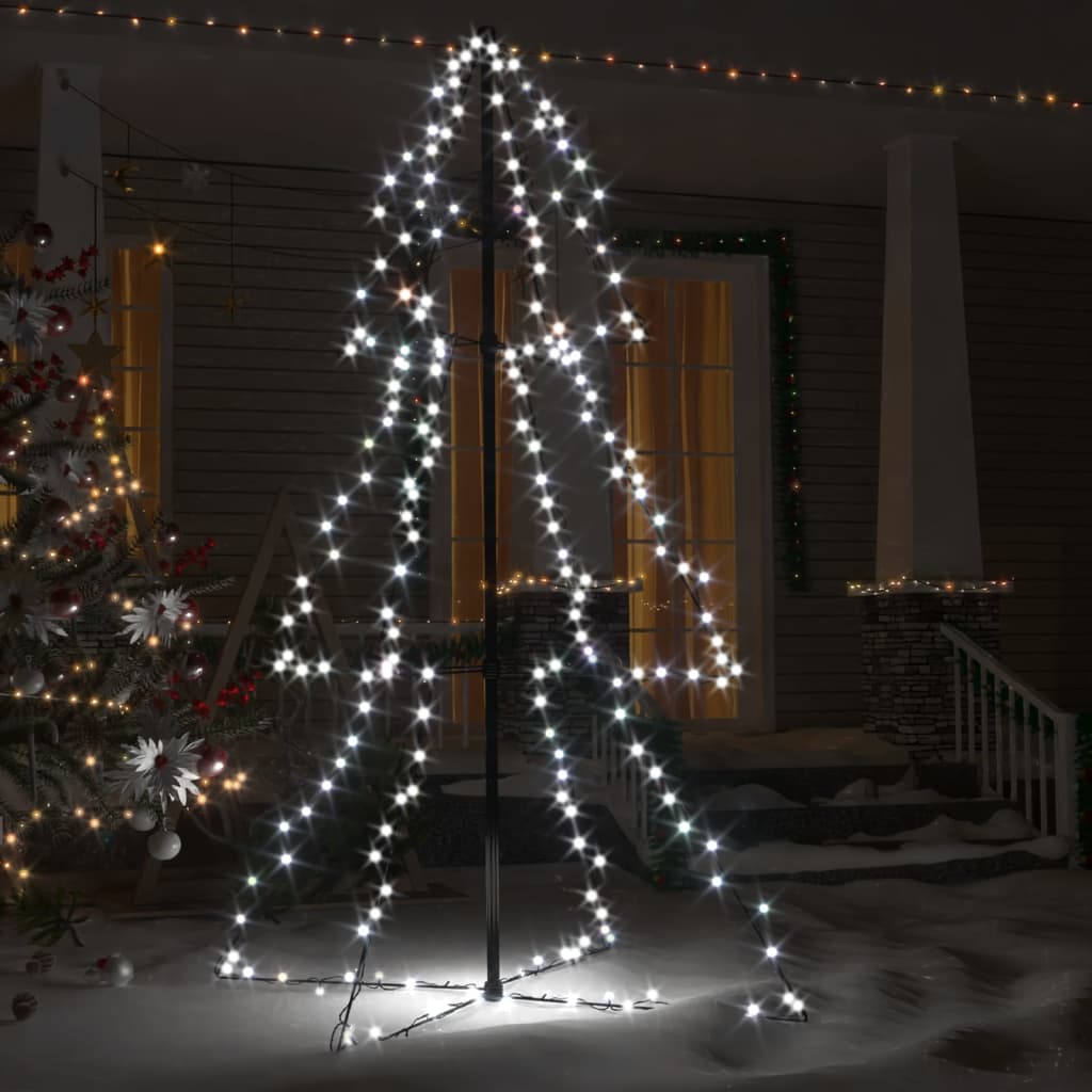 Kegelkerstboom 200 LED's binnen en buiten 98x150 cm - Griffin Retail