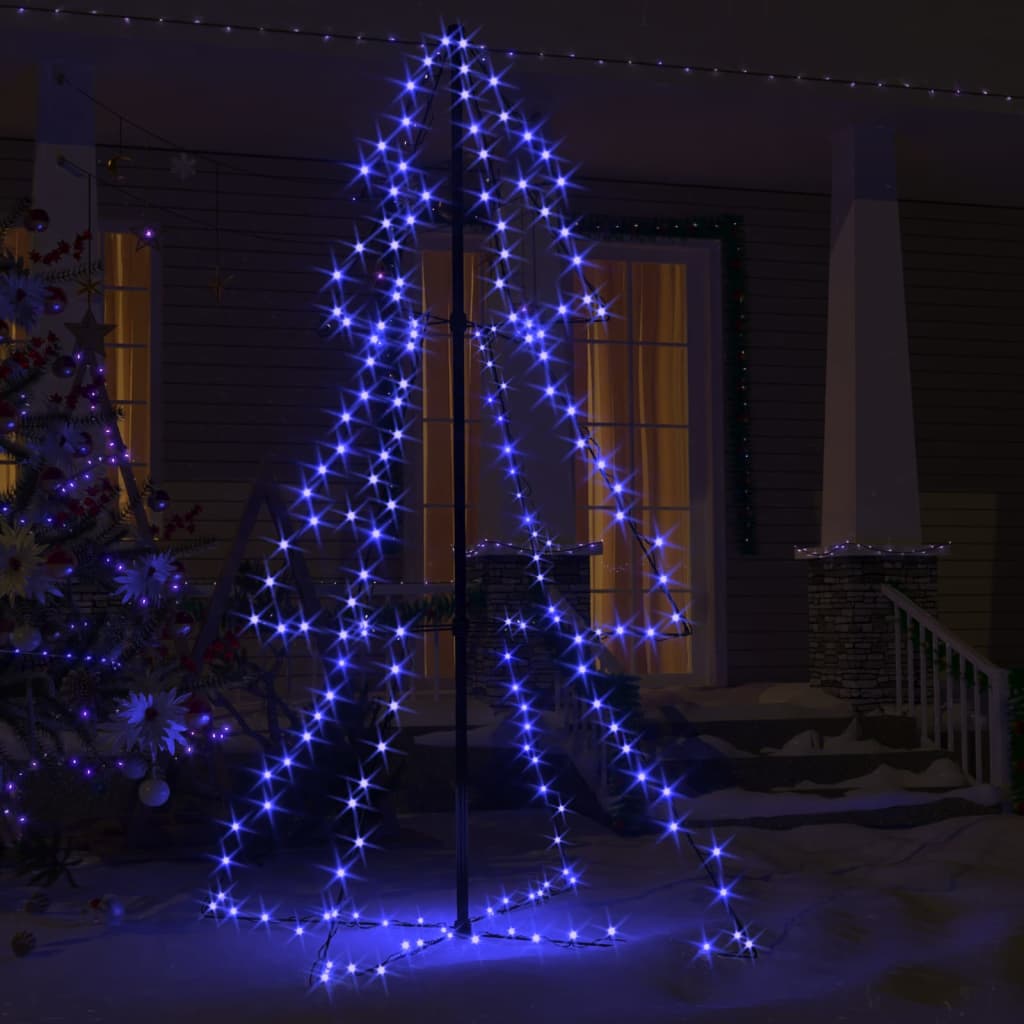 Kegelkerstboom 200 LED's binnen en buiten 98x150 cm - Griffin Retail