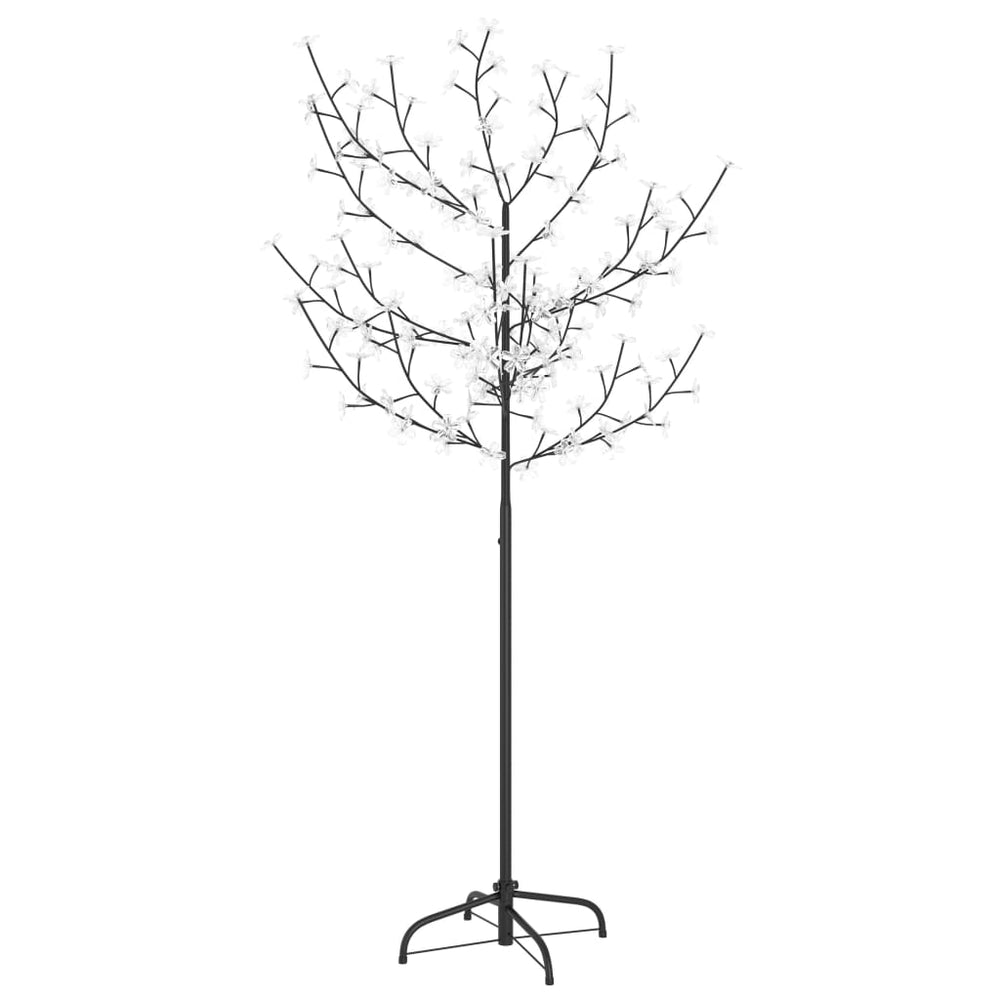 Kerstboom 120 LED's blauw licht kersenbloesem 150 cm - Griffin Retail