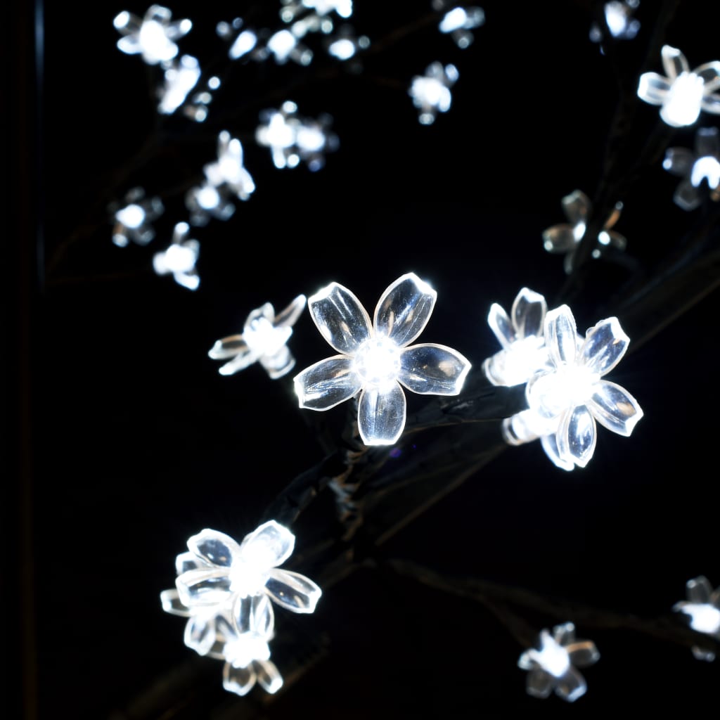 Kerstboom 200 LED's koudwit licht kersenbloesem 180 cm - Griffin Retail