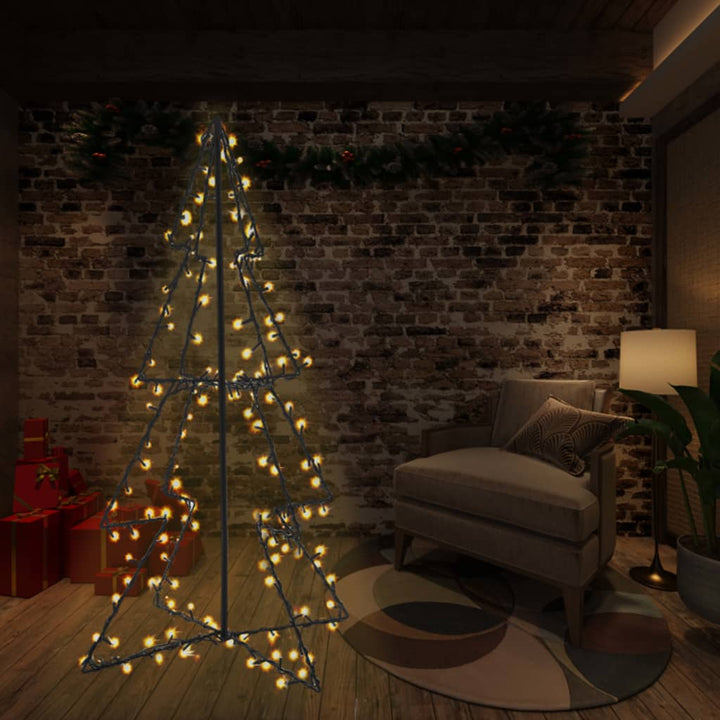 Kerstboom kegel 240 LED's binnen en buiten 115x150 cm - Griffin Retail