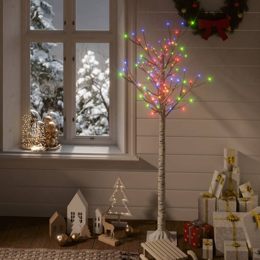 Kerstboom wilg met 140 LED's binnen en buiten 1,5 m meerkleurig - Griffin Retail