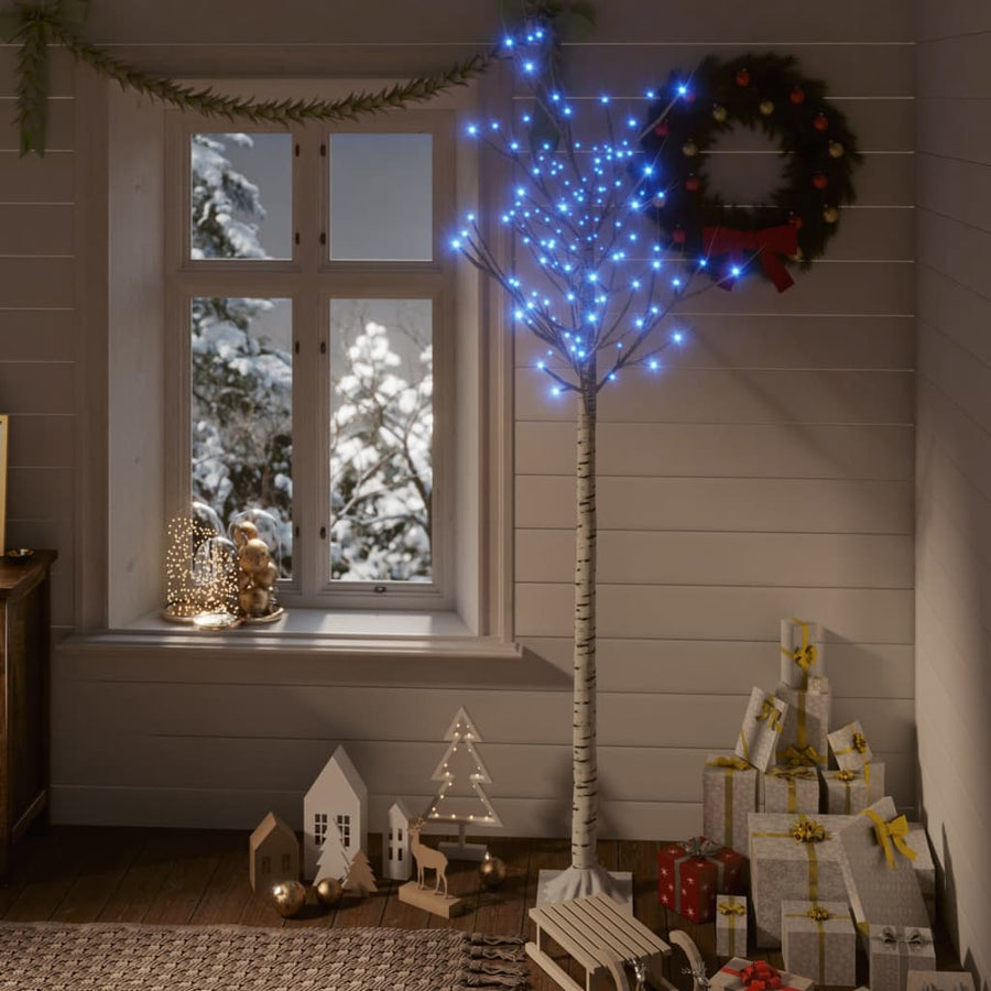 Kerstboom wilg met 180 LED's binnen en buiten 1,8 m blauw - Griffin Retail