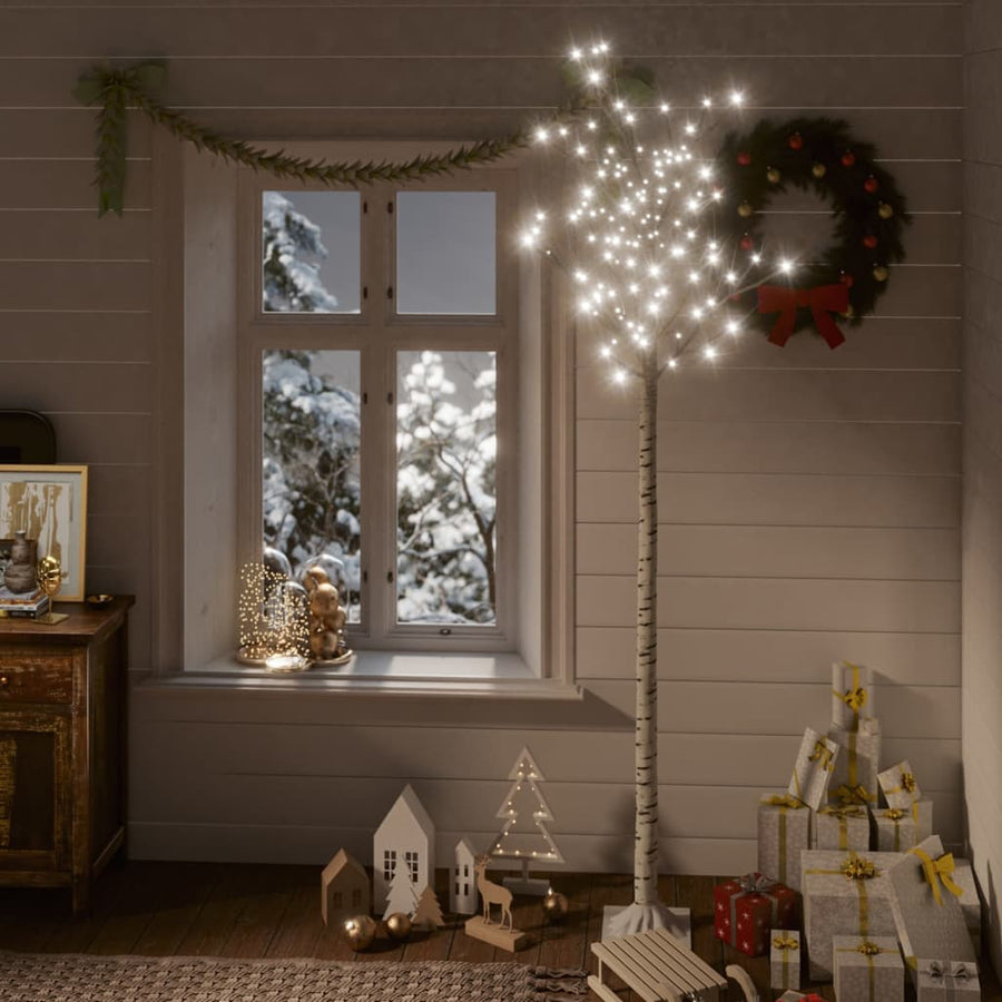 Kerstboom wilg met 200 LED's binnen en buiten 2,2 m koudwit - Griffin Retail