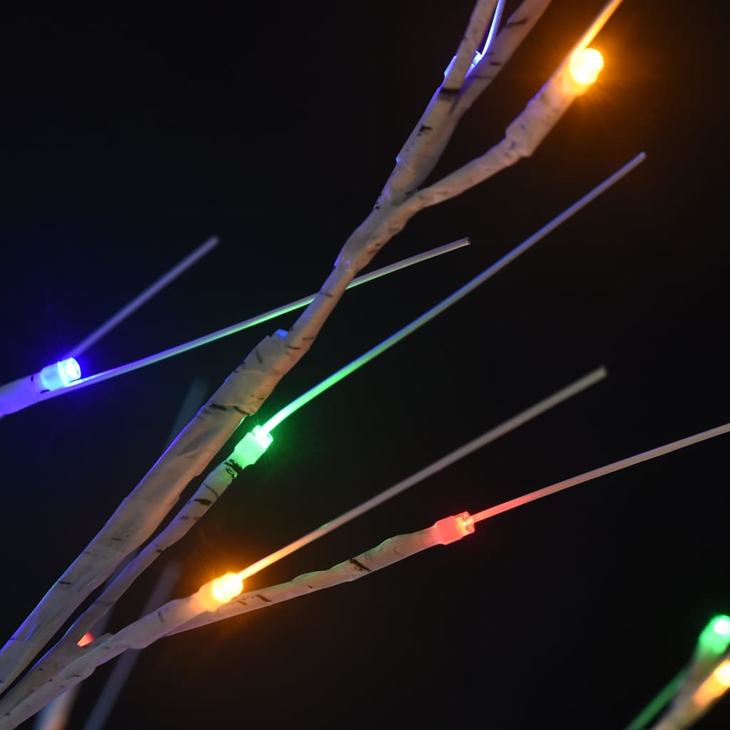 Kerstboom wilg met 200 LED's binnen en buiten 2,2 m meerkleurig - Griffin Retail