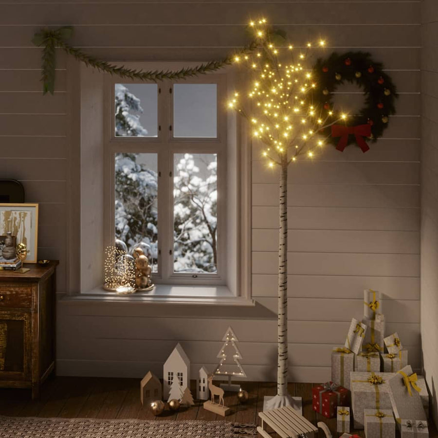 Kerstboom wilg met 200 LED's binnen en buiten 2,2 m warmwit - Griffin Retail