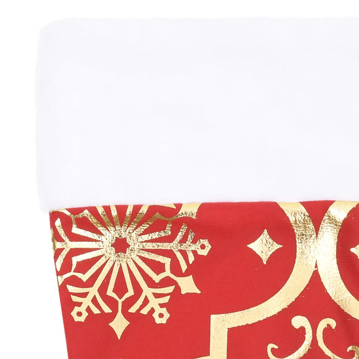 Kerstboomrok luxe met sok 122 cm stof rood - Griffin Retail