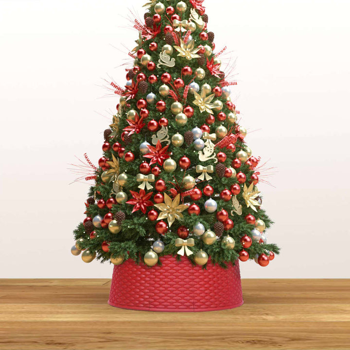 Kerstboomrok ø˜65x19,5 cm rood - Griffin Retail